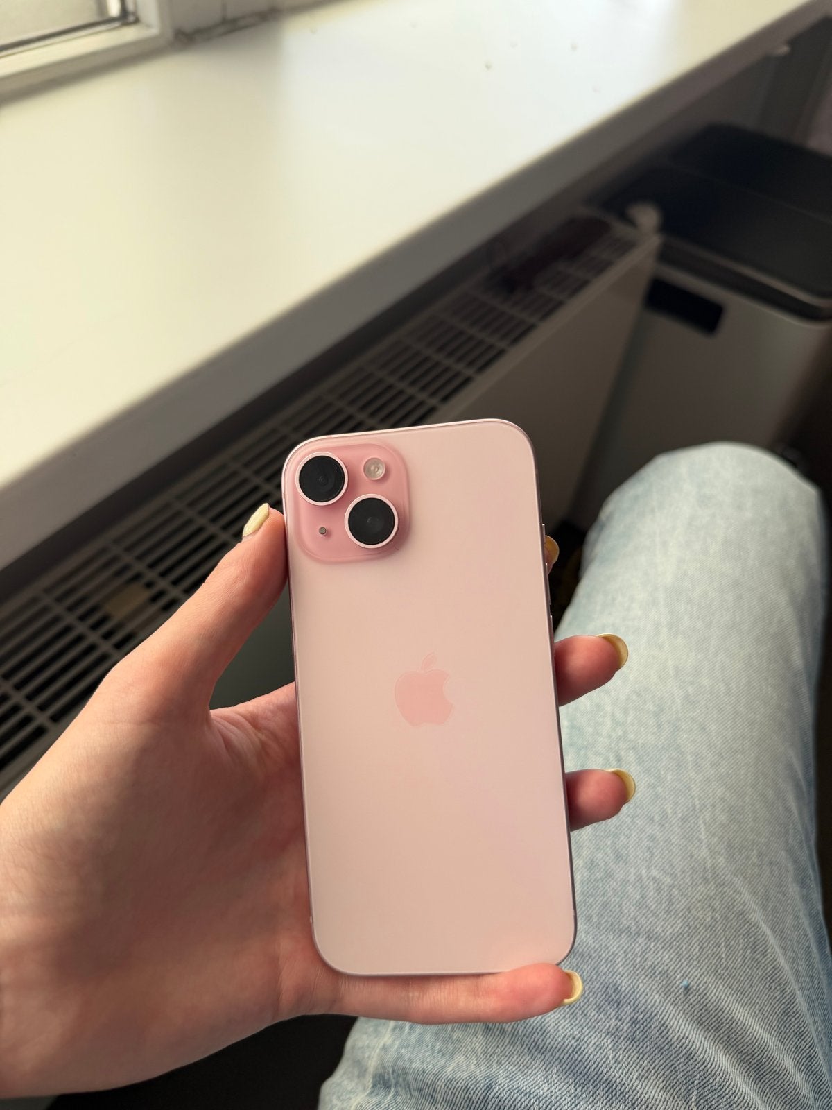 Apple iphone 15 128 gb, Telecommunicatie, Mobiele telefoons | Apple iPhone, IPhone 15, Ophalen of Verzenden, 76 %, Roze