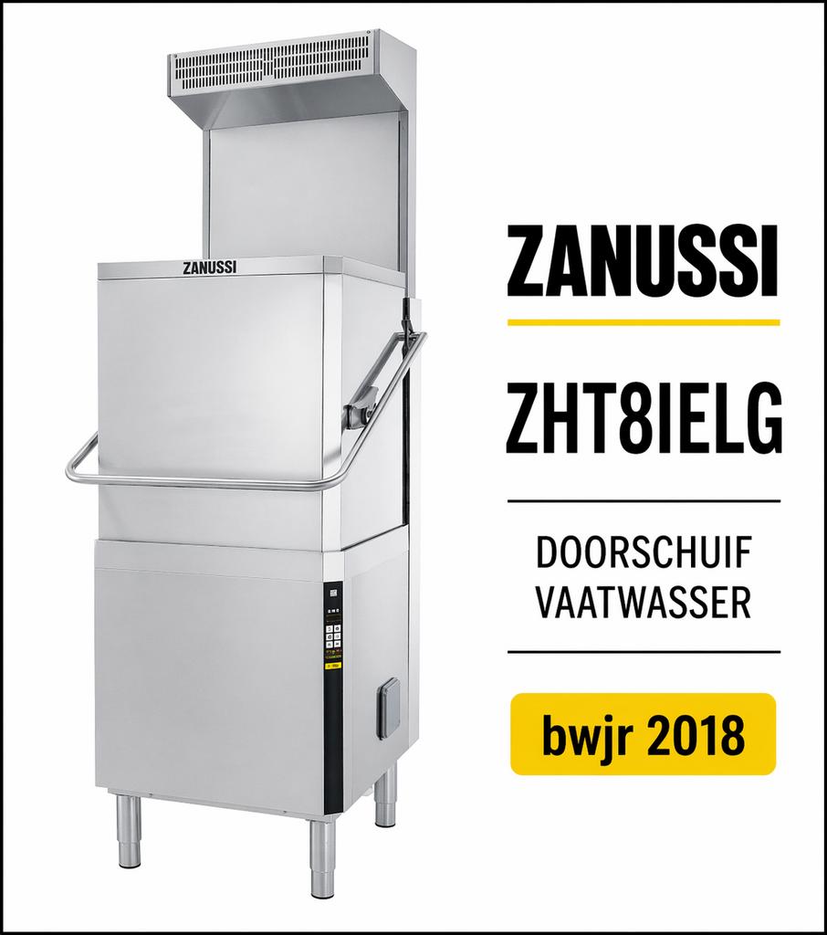 Zanussi doorschuif vaatwasser, Zakelijke goederen, Horeca | Keukenapparatuur, Ophalen, Gebruikt, Reinigen