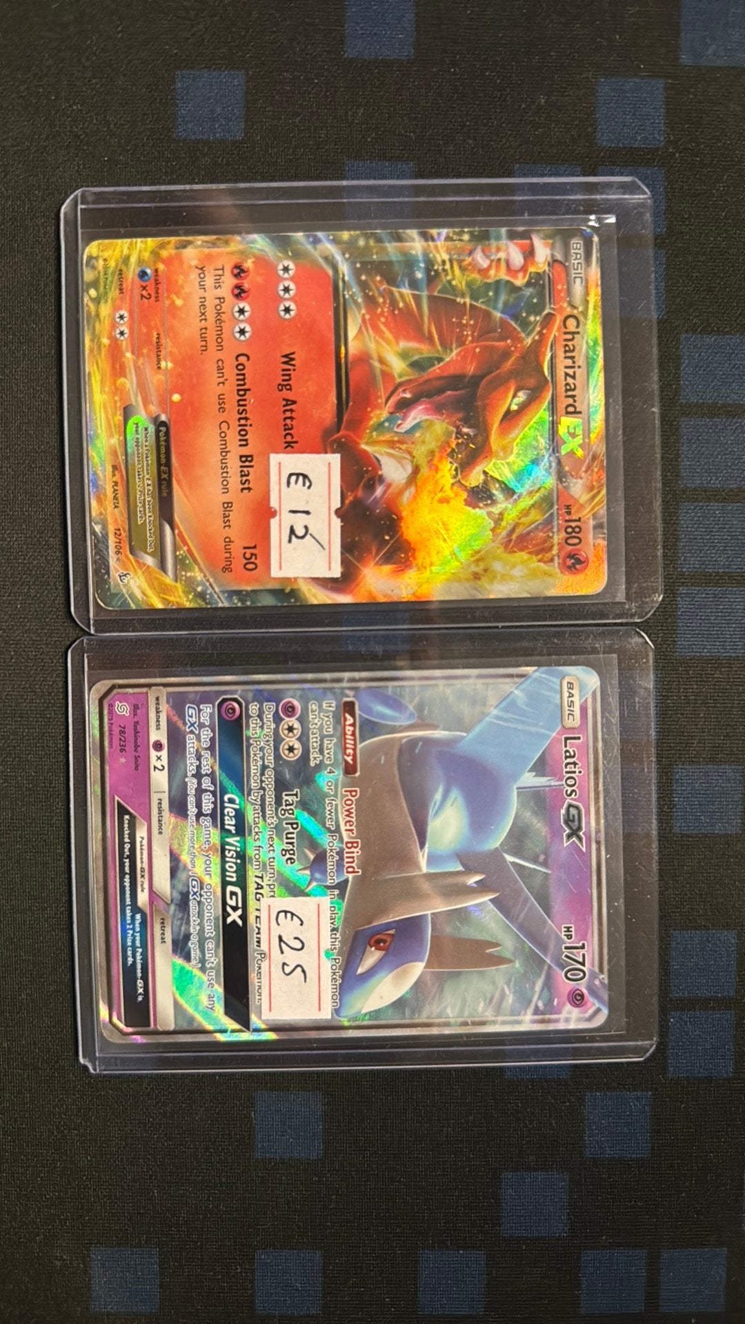 Pokemon kaarten EX/GX, Ophalen of Verzenden, Gebruikt, Meerdere kaarten