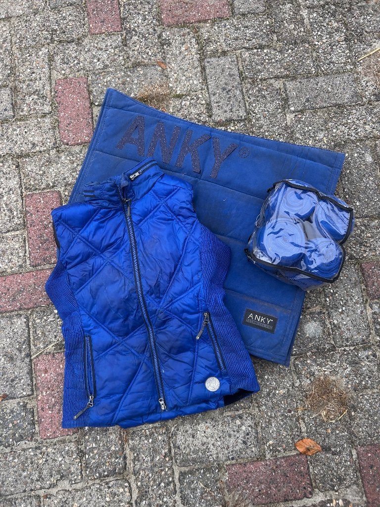 Paarden setjes, Full (L), Ophalen of Verzenden, Gebruikt, Dressuurdekje