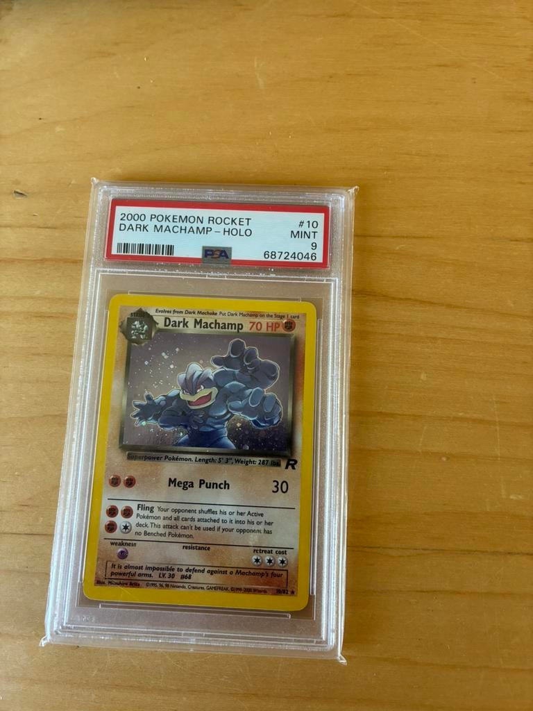 10/82 Dark Machamp - HOLO - PSA 9, Ophalen of Verzenden, Zo goed als nieuw