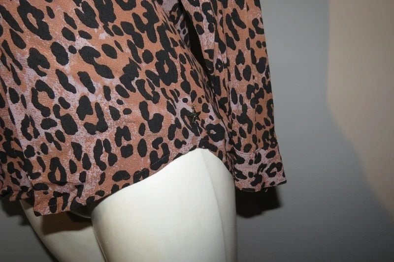 Fabienne Chapot nette blouse jaguar print mt S, Bruin, Verzenden, Zo goed als nieuw, Fabienne Chapot
