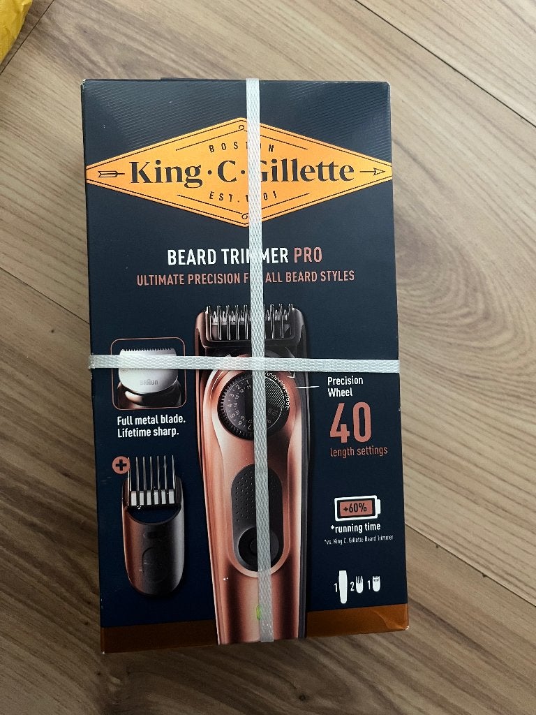 King C Gillette Beard trimmer pro, Ophalen of Verzenden, Nieuw, Scheren en Epileren