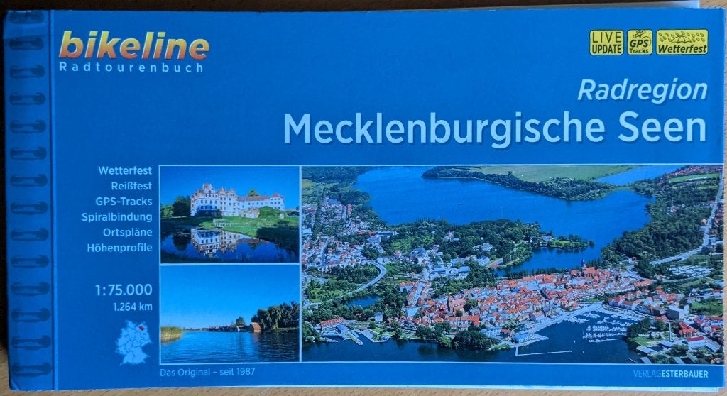 Radregio Mecklenburgische Seen. 1264 km. Bikeline, Overige merken, Esterbauer, Europa, Ophalen of Verzenden