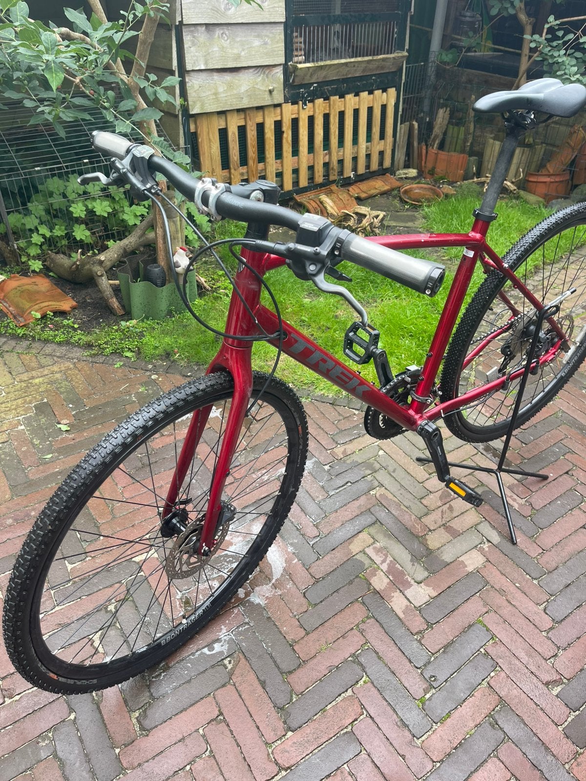 Trek FX3 2021 9-speed road (en af en toe gravel), 28 inch, Gebruikt, Meer dan 20 versnellingen, Schijfrem