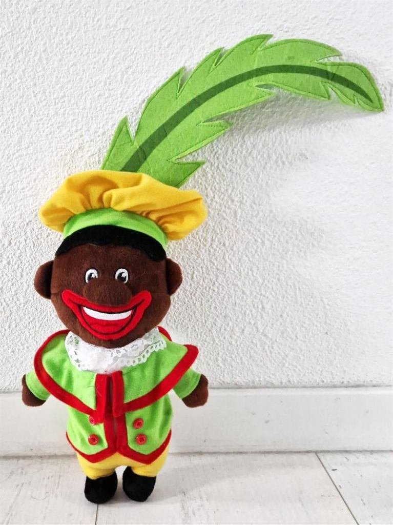 Leuke vrolijke zwarte Piet pop, Diversen, Sinterklaas, Verzenden, Zo goed als nieuw