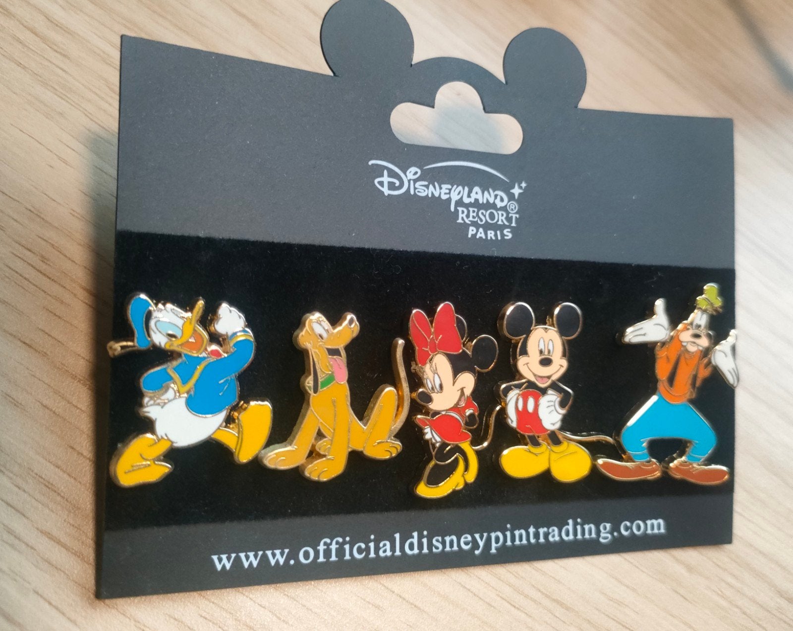 Disneyland pins: Donald, Pluto, Minnie, Mickey Mouse, Goofy, Ophalen of Verzenden, Nieuw