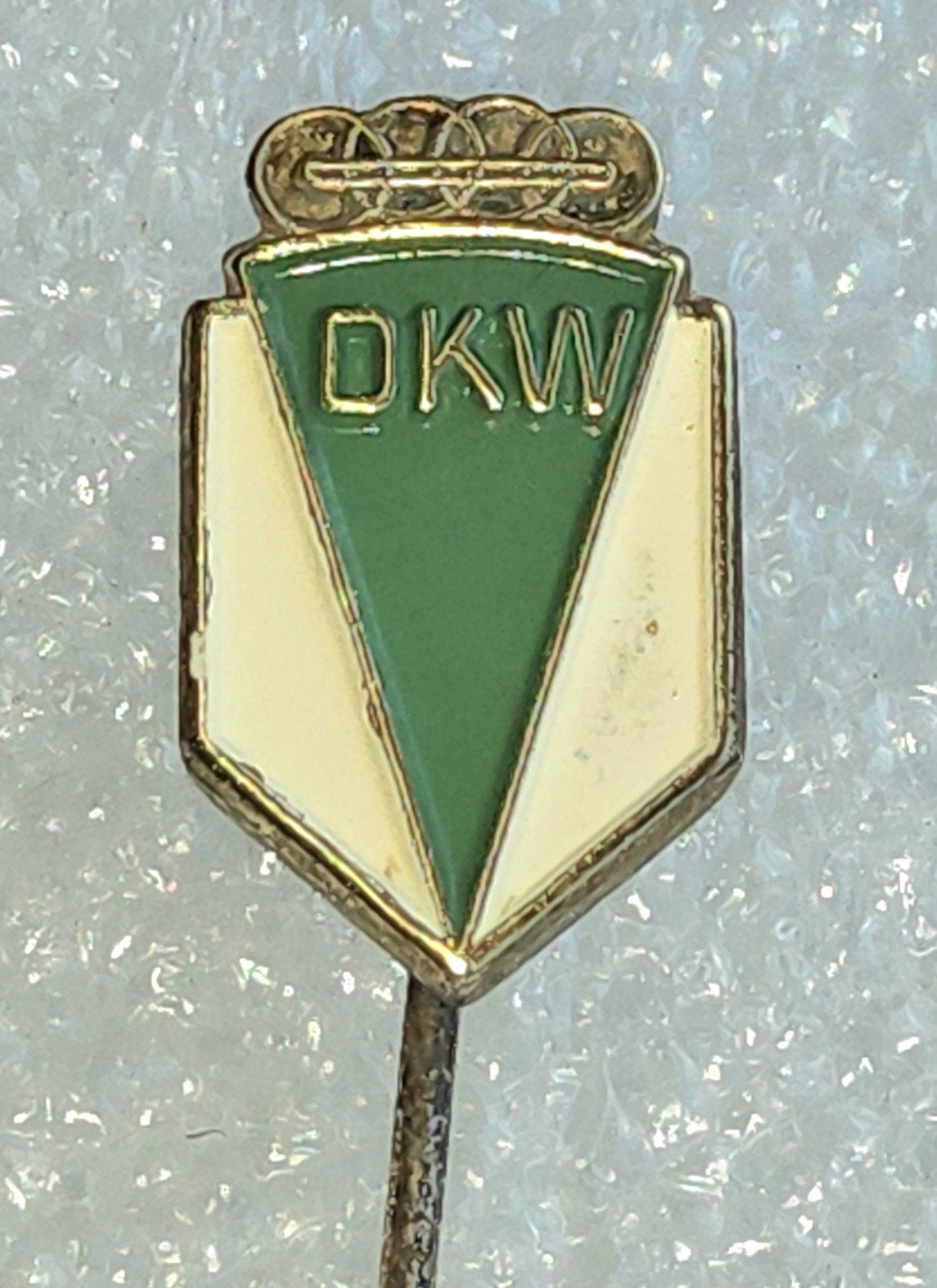 Vintage DKW Speldje - Klassiek Auto/Motor Merk, Ophalen of Verzenden, Gebruikt, Overige onderwerpen, Speldje of Pin