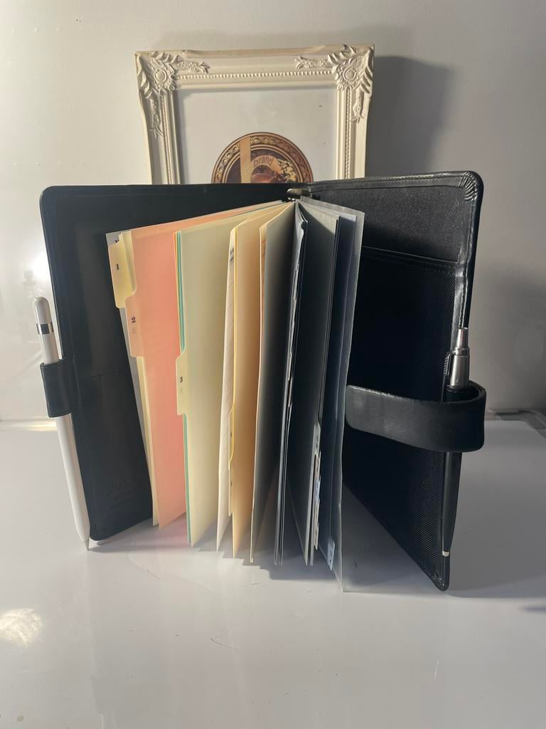 Filofax Metropol A5 Zwart Mint Organiser Full Set Dividers, Diversen, Ophalen of Verzenden, Zo goed als nieuw