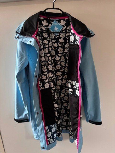 herfstjas Bjornson, Blauw, Maat 42/44 (L), Ophalen of Verzenden, Zo goed als nieuw
