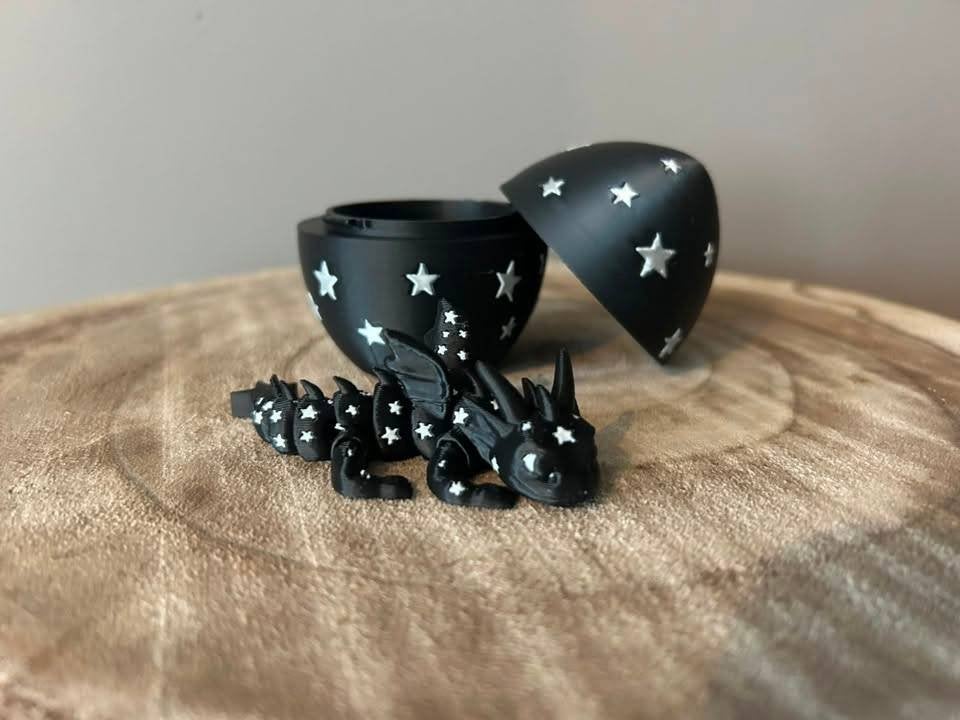 3D geprinte mini draak in ei, Ophalen of Verzenden, Nieuw