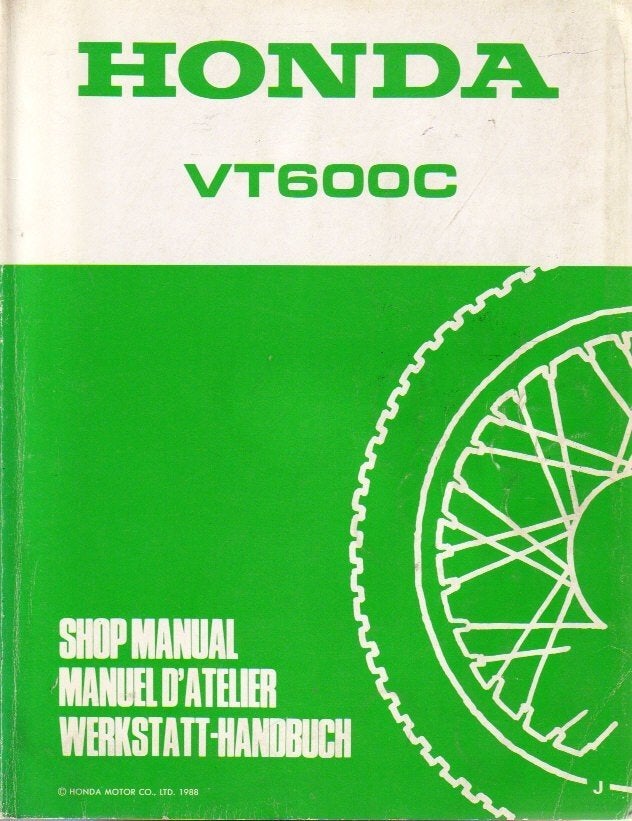 Honda VT600 C shop manual (1617zvt), Ophalen of Verzenden, Honda