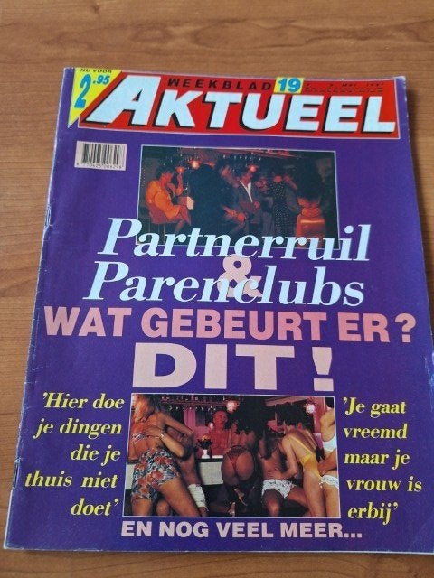 Aktueel 1991 Jeroen van Inkel Gert Berg Jos van der Pas, Verzenden, 1980 tot heden, Nederland, Tijdschrift