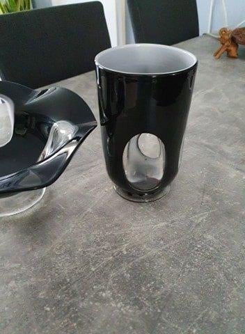 Glas objecten - Schaal en vaas, Overige kleuren, Ophalen of Verzenden, Minder dan 50 cm, Glas