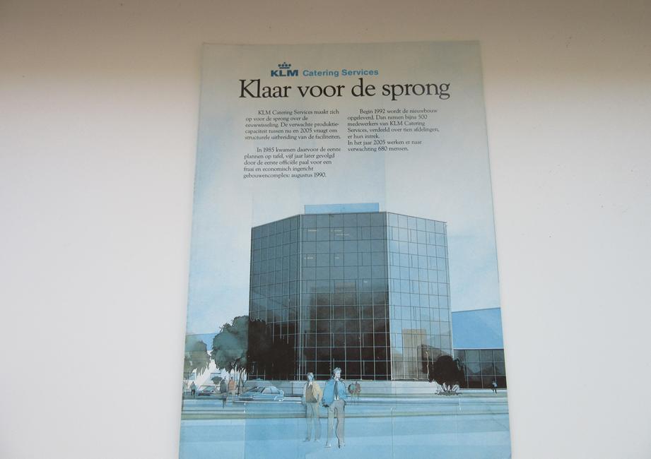 KLM brochure catering services, Verzenden, Zo goed als nieuw, Overige typen