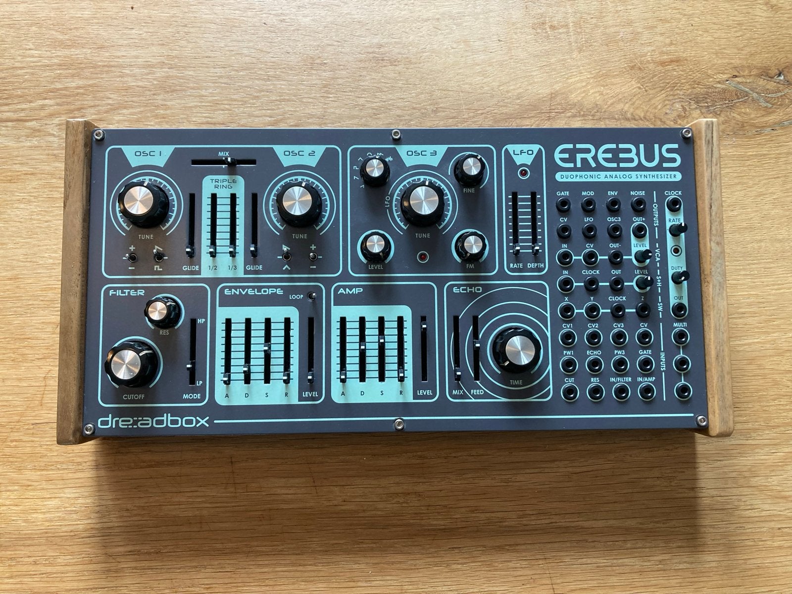 Dreadbox Erebus v3 - Duofone analoge synthesizer, Overige aantallen, Zo goed als nieuw, Met midi-aansluiting, Ophalen