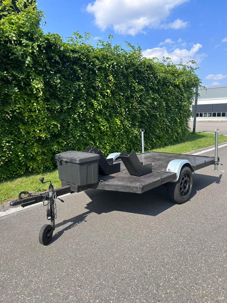 aanhanger rijbewijs vrij  voor motor of scooter, Fietsen en Brommers, Fietsaccessoires | Aanhangers en Karren, Ophalen of Verzenden