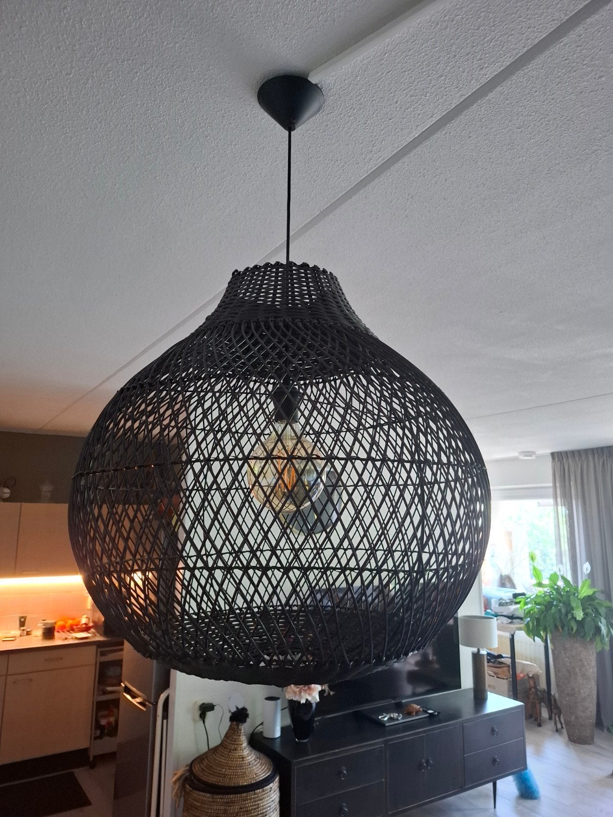 hanglamp, Ophalen, Zo goed als nieuw, Hout