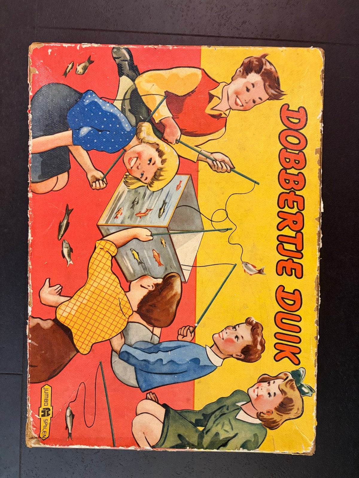 Vintage Dobbertje Duik visspel Jumbo, Ophalen of Verzenden, Gebruikt, Jongen of Meisje