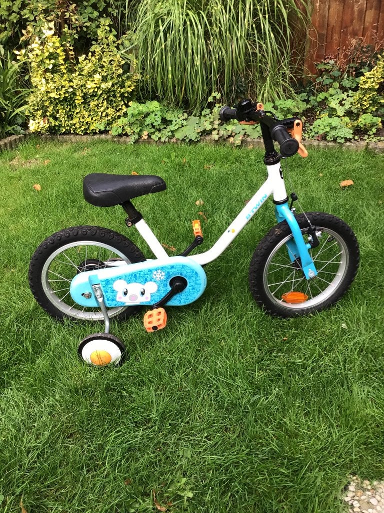 Kinderfiets, Ophalen, Zijwieltjes, Gebruikt, Velgrem