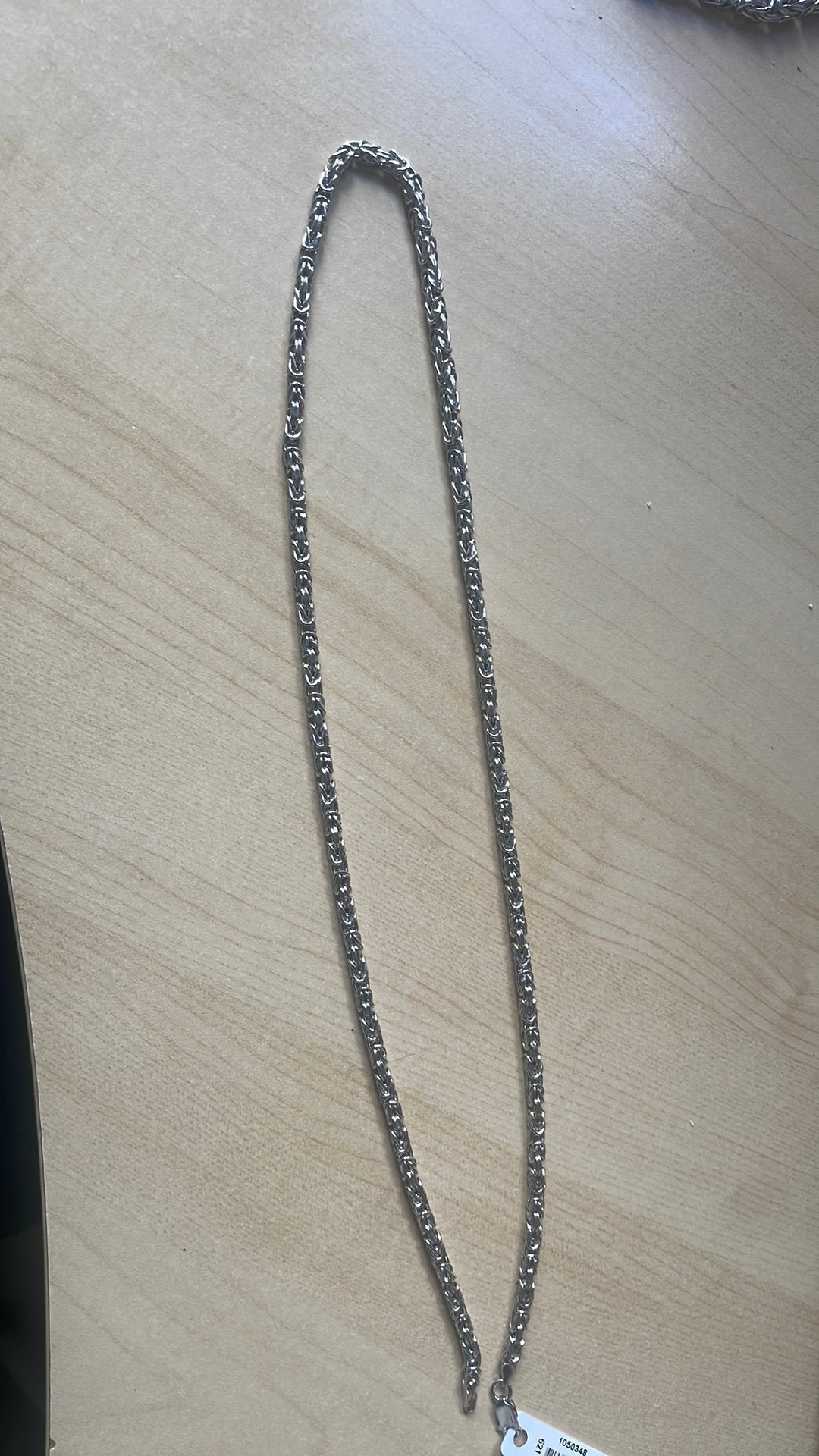 Zilveren heren ketting koningsschakel, Ophalen of Verzenden, Nieuw, Zilver, Zilver