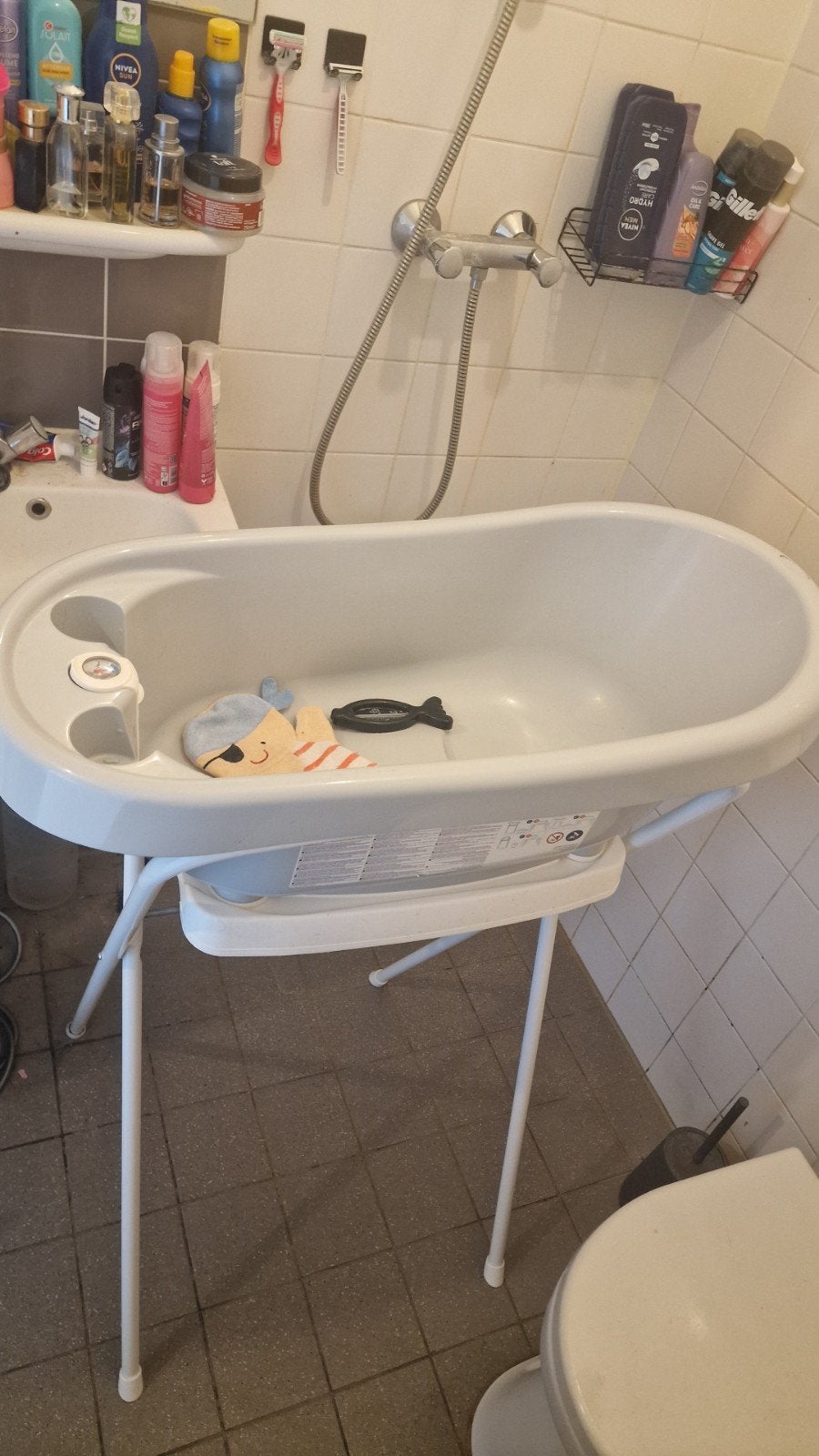 Baby Bad met standaard, Ophalen, Gebruikt, Met bad