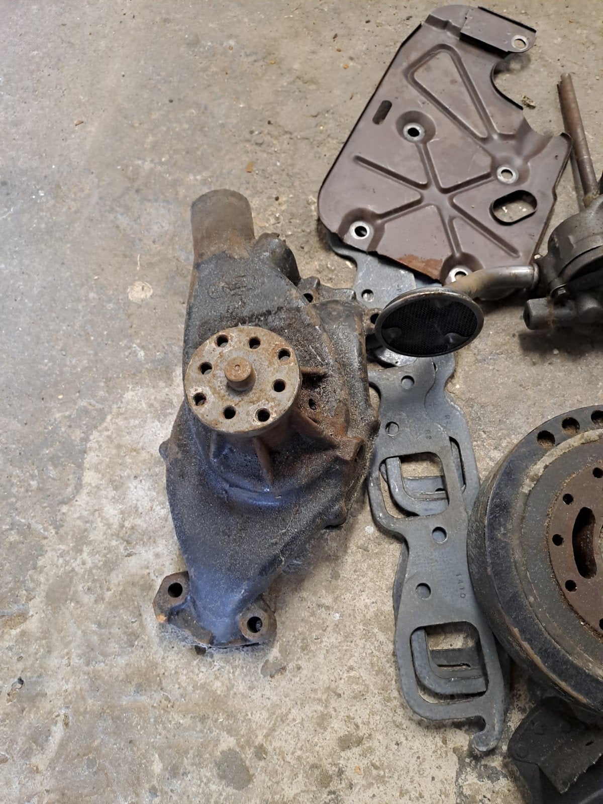 Diverse motoronderdelen voor een  7.4l mercruiser, Ophalen of Verzenden, Gebruikt, Motor en Techniek, Motorboot