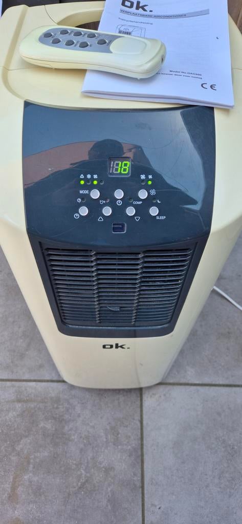 OK. Mobiele Airco met Afstandsbediening en Timer, Ophalen, Gebruikt, Timer, Minder dan 60 m³