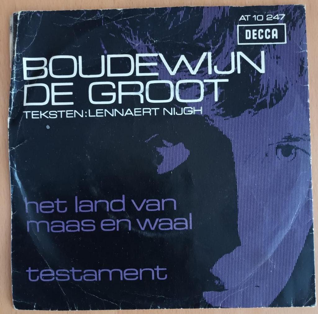 Boudewijn De Groot - Het Land Van Maas En Waal, Ophalen of Verzenden, Zo goed als nieuw, 7 inch, Levenslied of Smartlap