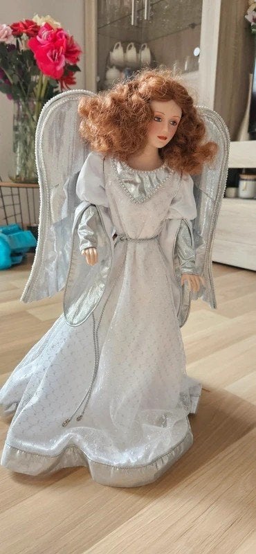 Franklin Heirloom Dolls engel verzamelpop, Verzamelen, Ophalen of Verzenden, Gebruikt, Pop