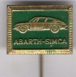 Abarth-Simca groen op koper oldtimer auto speldje ( A_141a ), Verzamelen, Speldjes, Pins en Buttons, Nieuw, Speldje of Pin, Transport