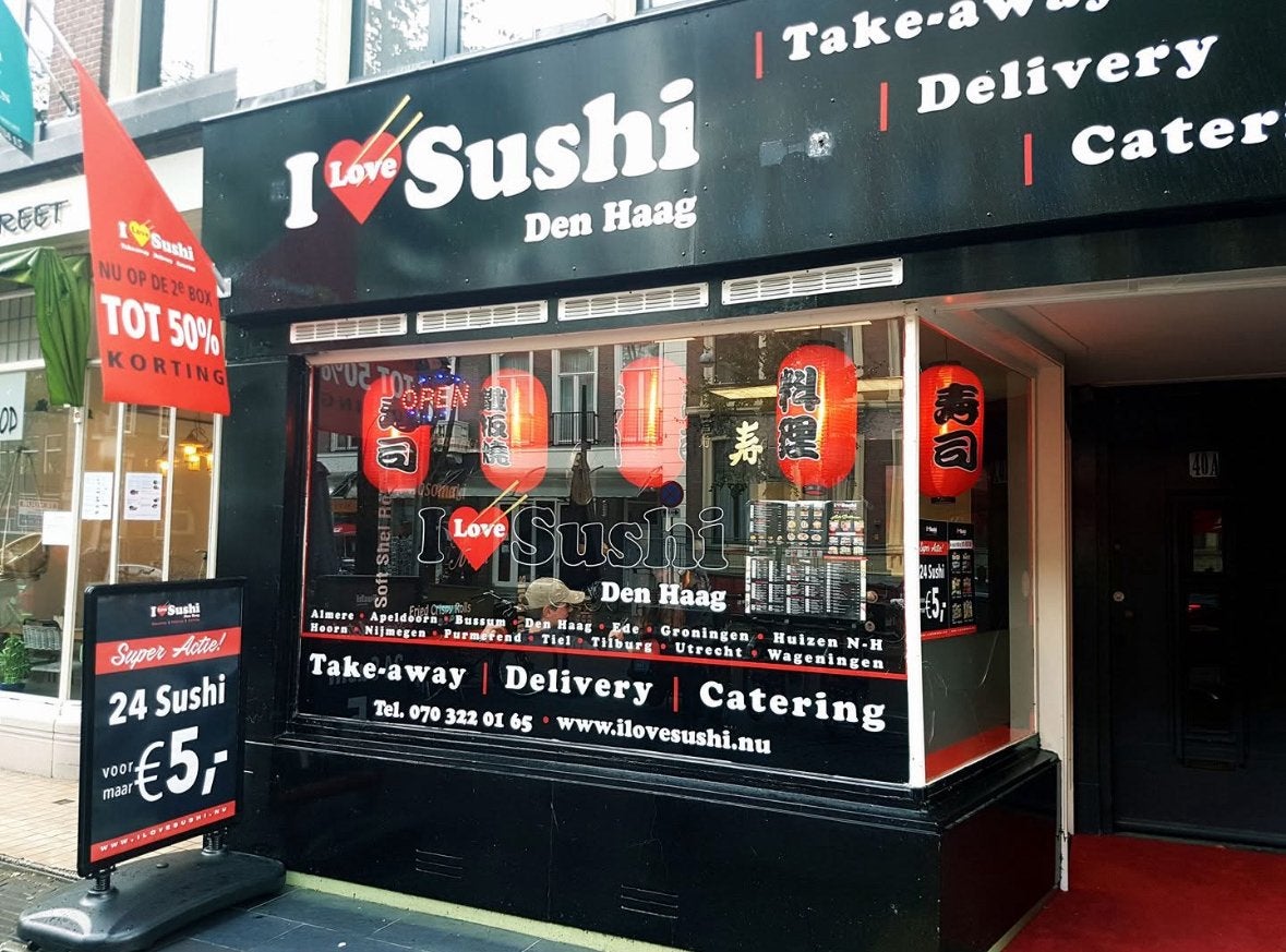 I love sushi Den Haag, Ophalen