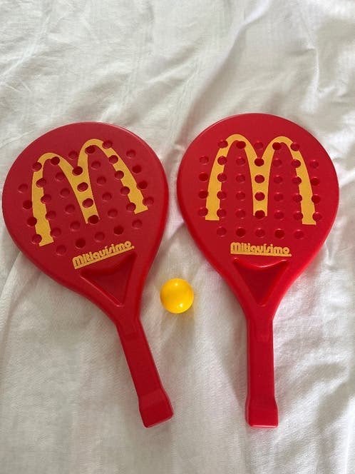 Mac Donalds padel rackets collectors item nieuw, Ophalen of Verzenden, Nieuw, Gebruiksvoorwerp