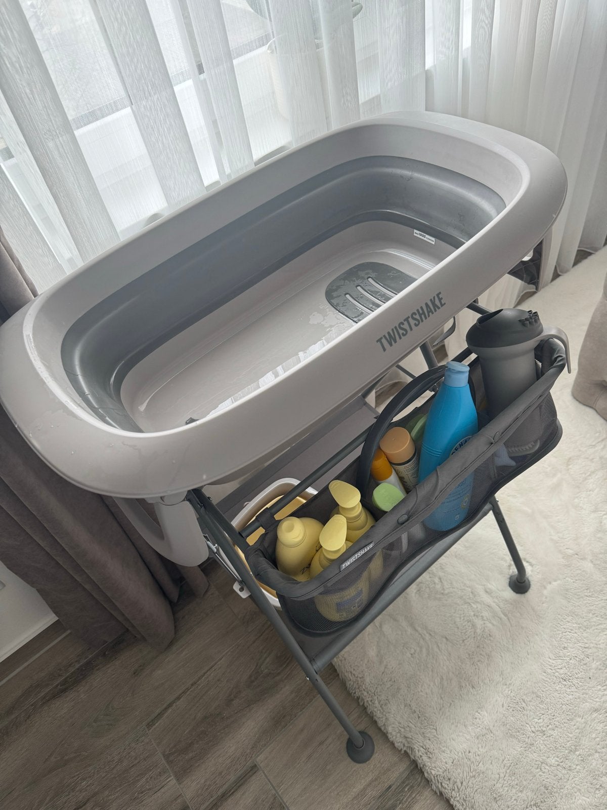 Twistshake babybadje Faded Grey, Zo goed als nieuw, Badje, Standaard, Ophalen