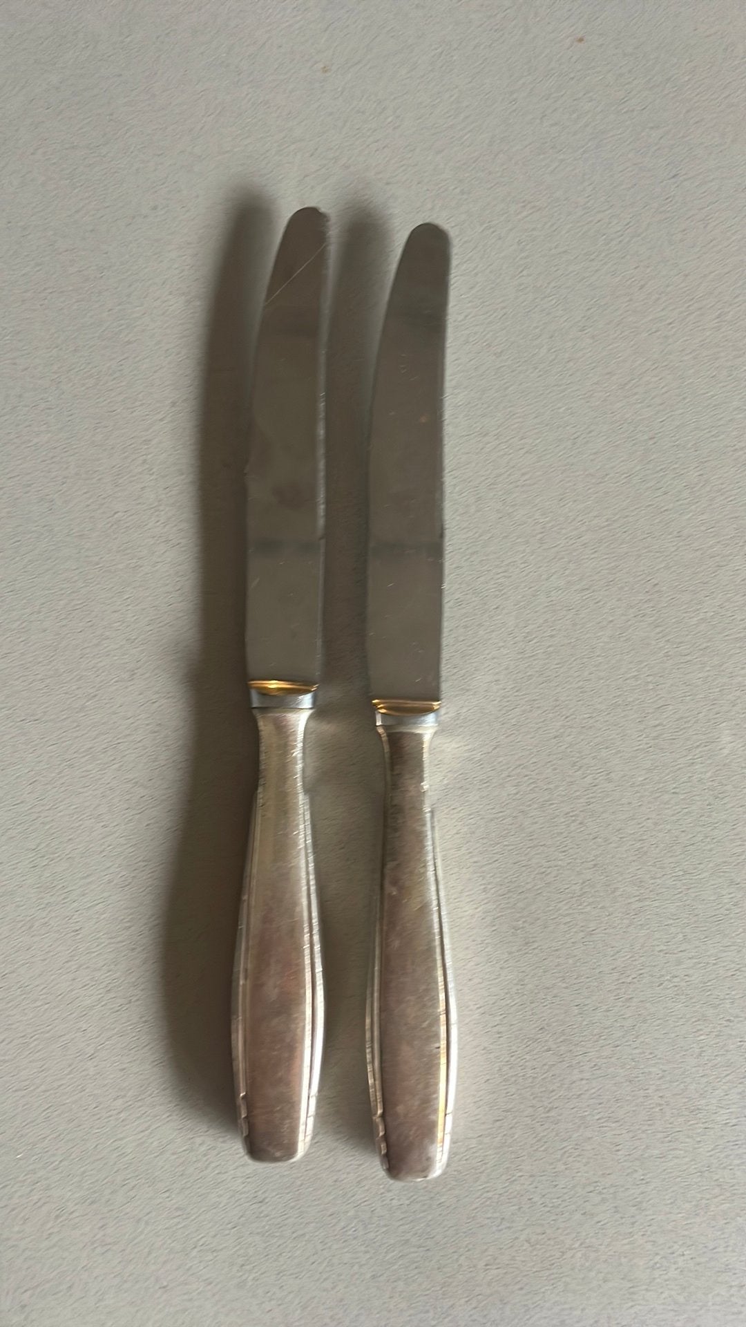 Gero 90 G-Z Puntfilet – 2 kleinere messen 21 cm – verzilverd, Ophalen of Verzenden