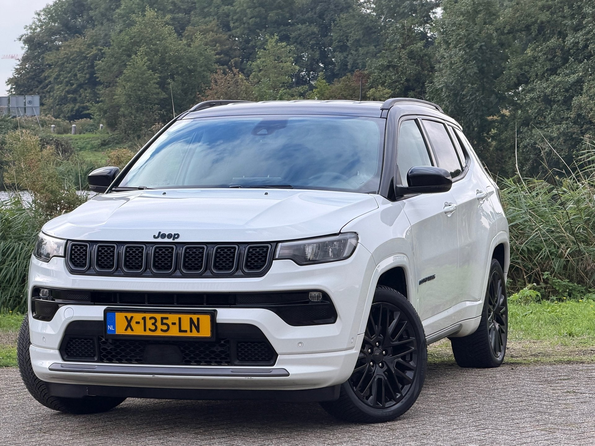 Jeep Compass 4xe 240 Plug-in Hybrid Electric S - Bright Whit, Automaat, 4 cilinders, Wit, Bedrijf