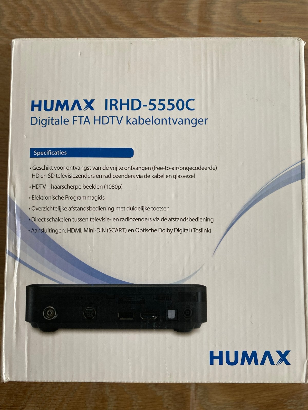 Humax IRHD-5550C Digitale FTA HDTV Kabelontvanger, Verzenden, Gebruikt, Decoder