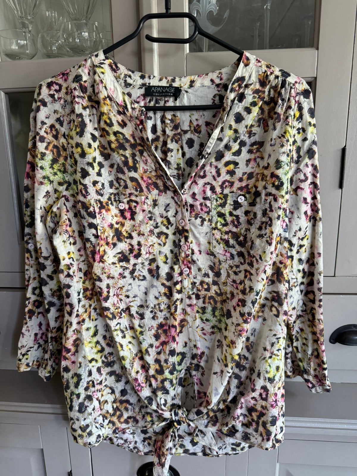 Apanage blouse mt 38, Ophalen of Verzenden, Zo goed als nieuw, Maat 38/40 (M)