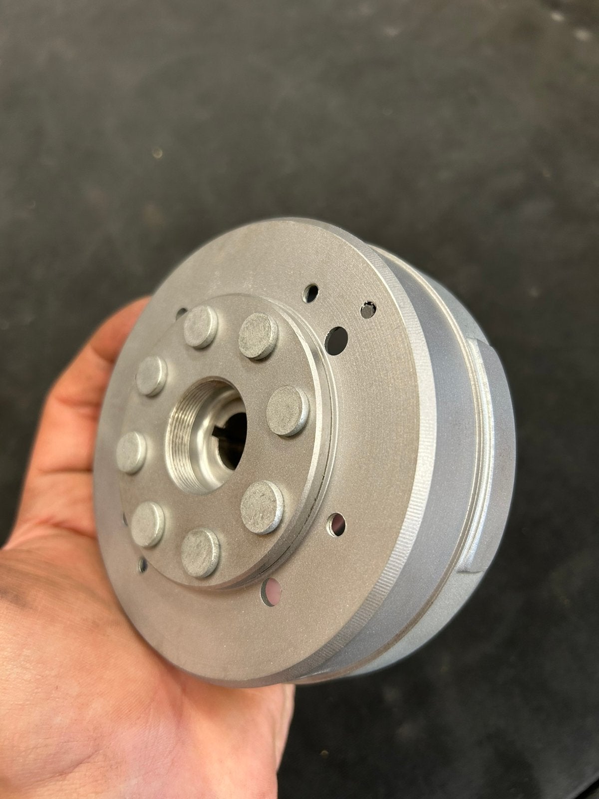4. Afgedraaid AC vliegwiel piaggio 125-180, Motoren, Tuning en Styling, Ophalen of Verzenden