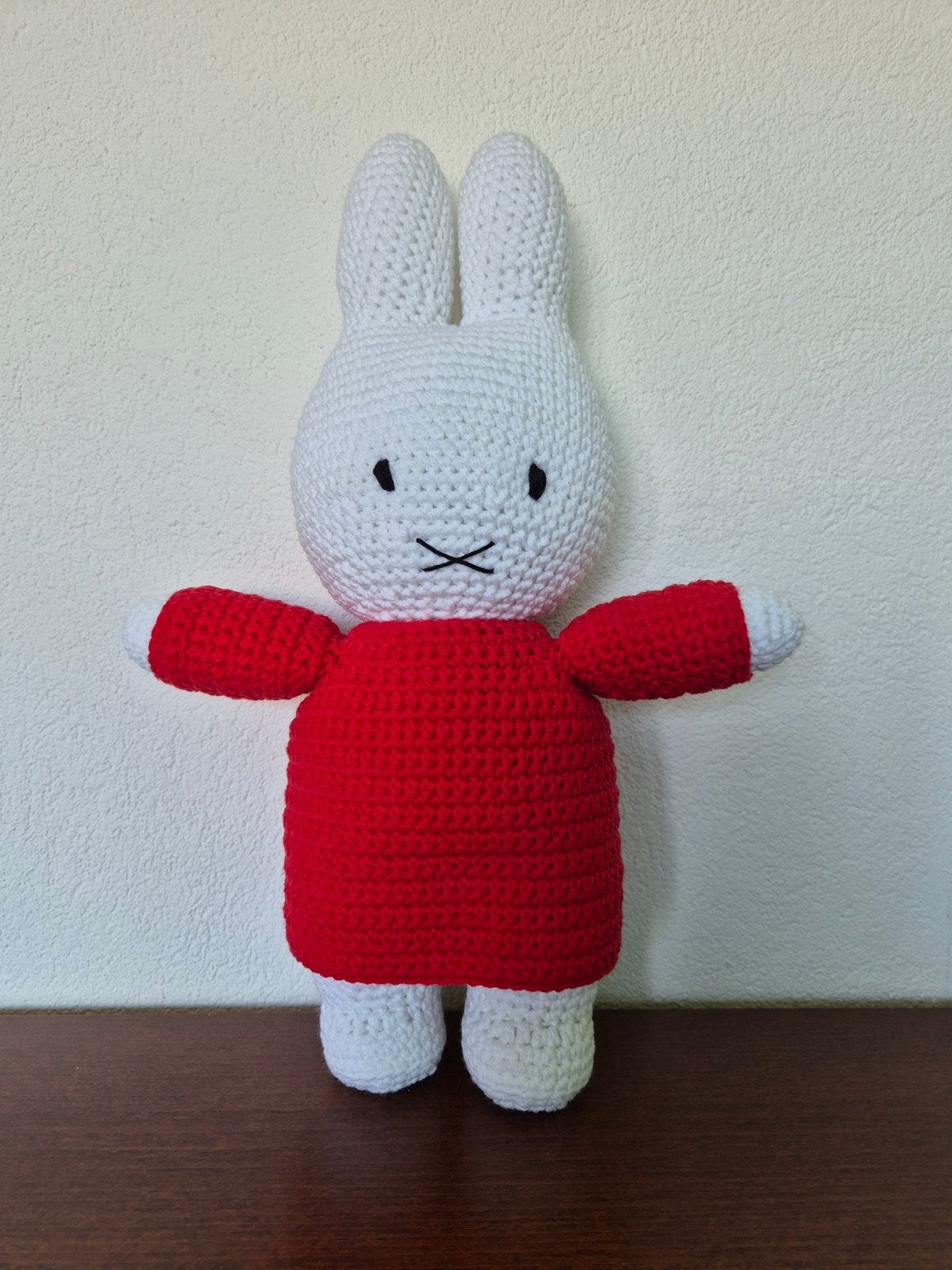 Gehaakte Nijntje knuffel - Handgemaakt en uniek, Handgemaakt, Nijntje, Ophalen of Verzenden, Middelgroot (20 tot 80 cm)