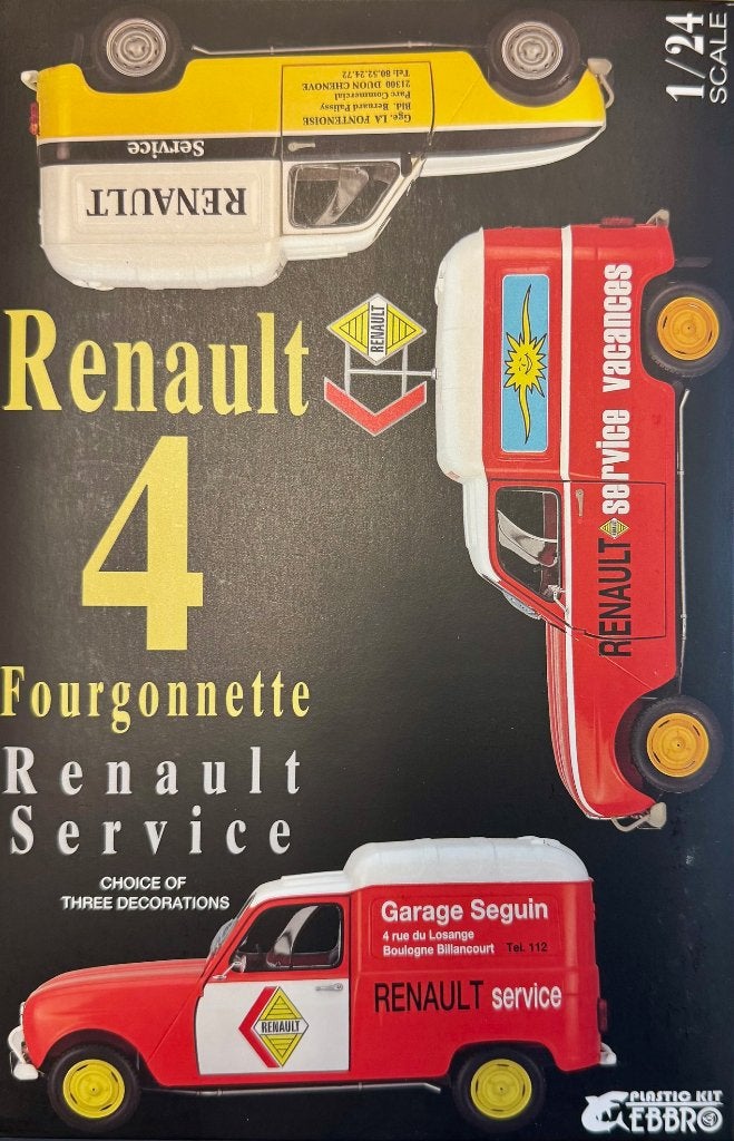 Coelianmodels, Ebbro 25012, Renault 4 Bus, 1/24, € 42,99, Hobby en Vrije tijd, Modelbouw | Auto's en Voertuigen, Overige merken