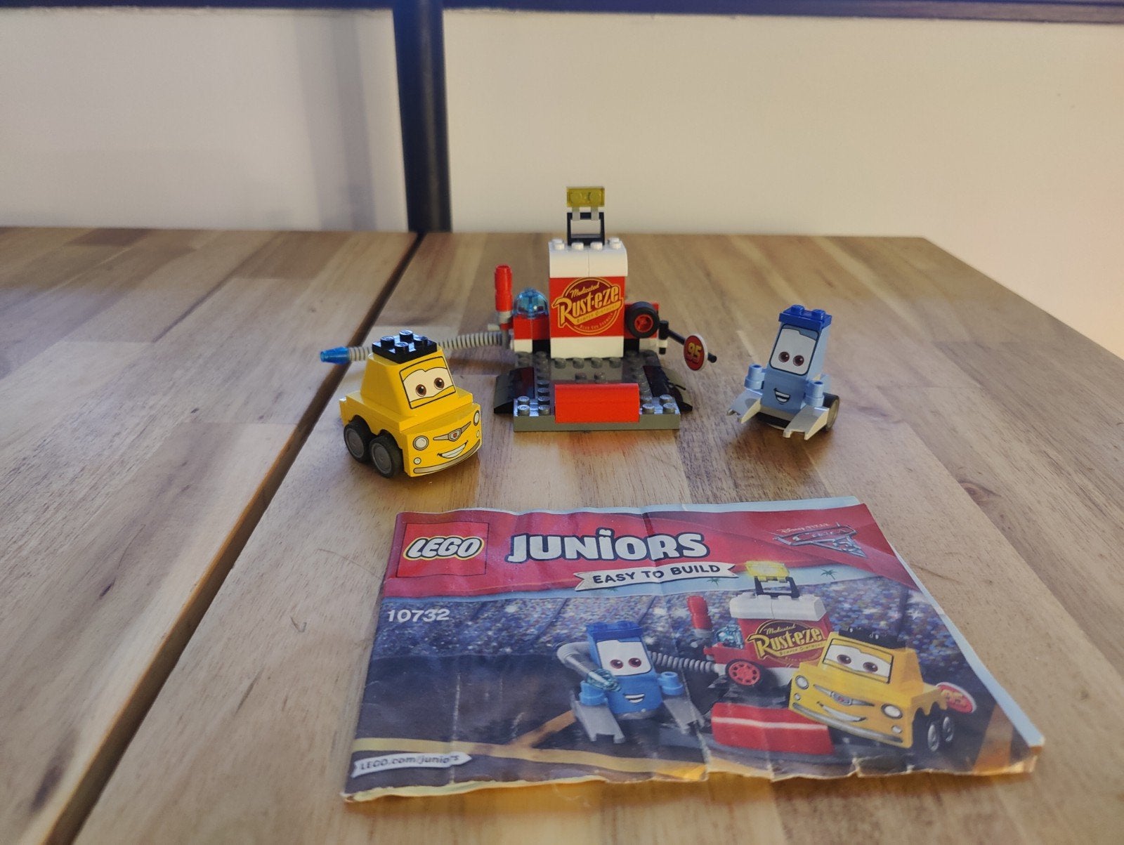 Lego 10732 cars pitstop, Ophalen of Verzenden, Gebruikt
