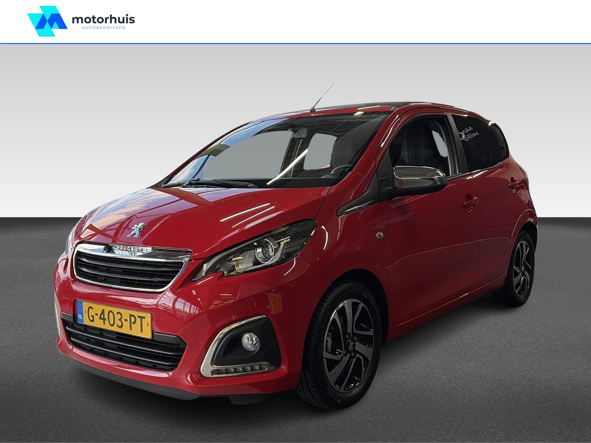 Peugeot 108 1.0 e-VTi 72pk 5D TOP! Allure CABRIO CAMERA KEYL, Auto's, Peugeot, Voorwielaandrijving, Gebruikt, Elektrische ramen