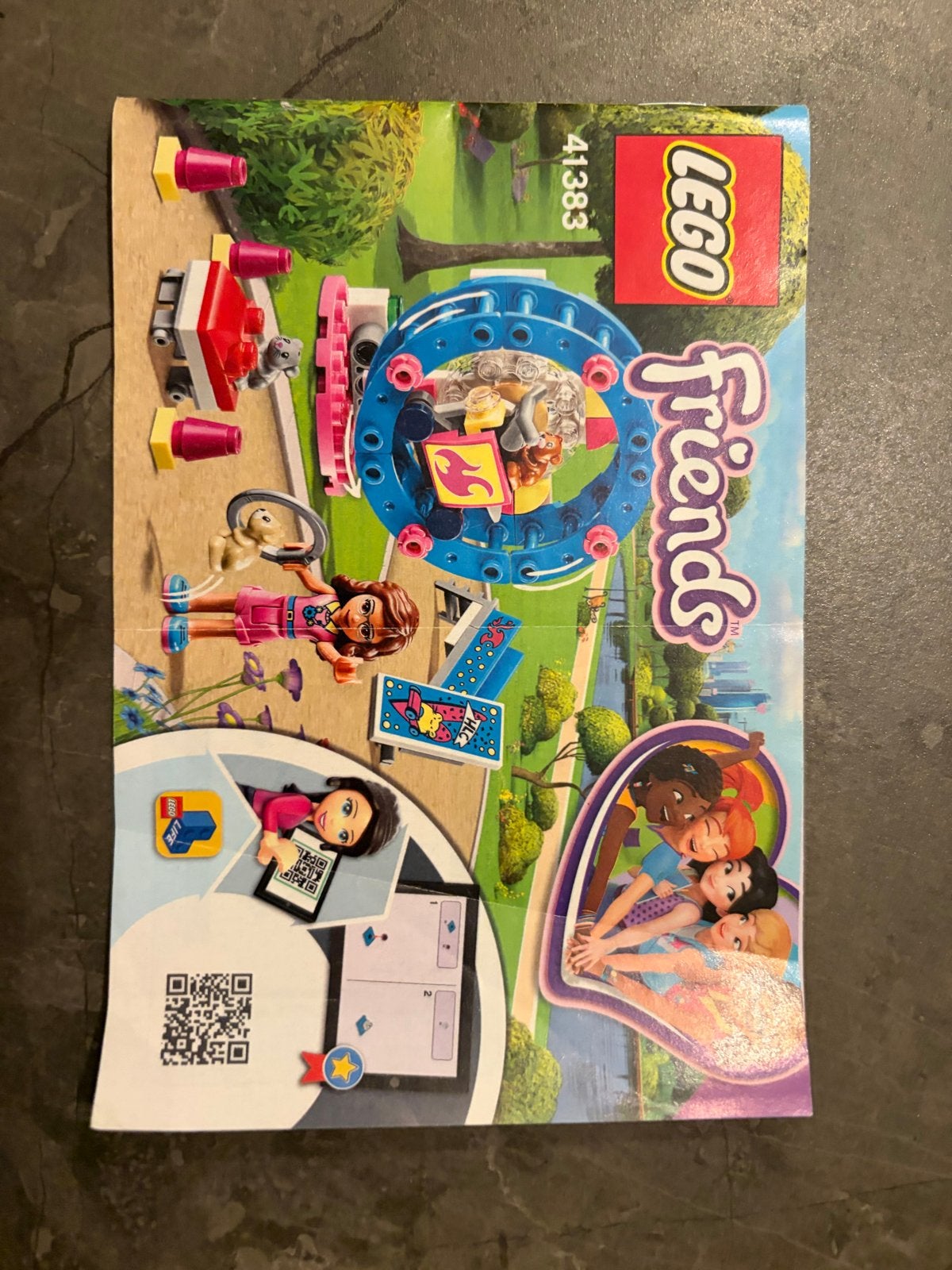 Lego Friends 41383 Olivia's Hamsterspeeltuin, Lego, Friends, Ophalen of Verzenden, Zo goed als nieuw