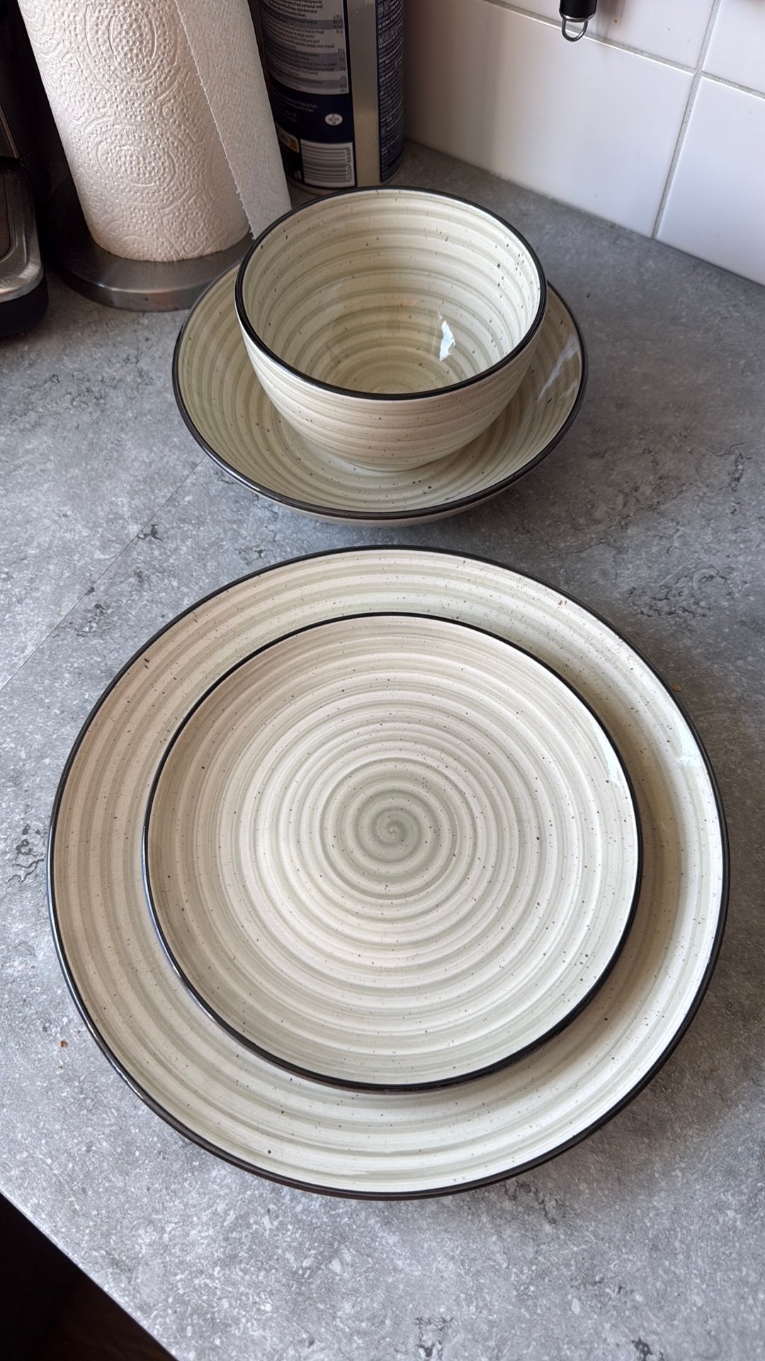 NIEUW Beige Vancasso bonbon 24 delig - 6 personen servies., Se@gmail.com, Keramiek, Se, Se