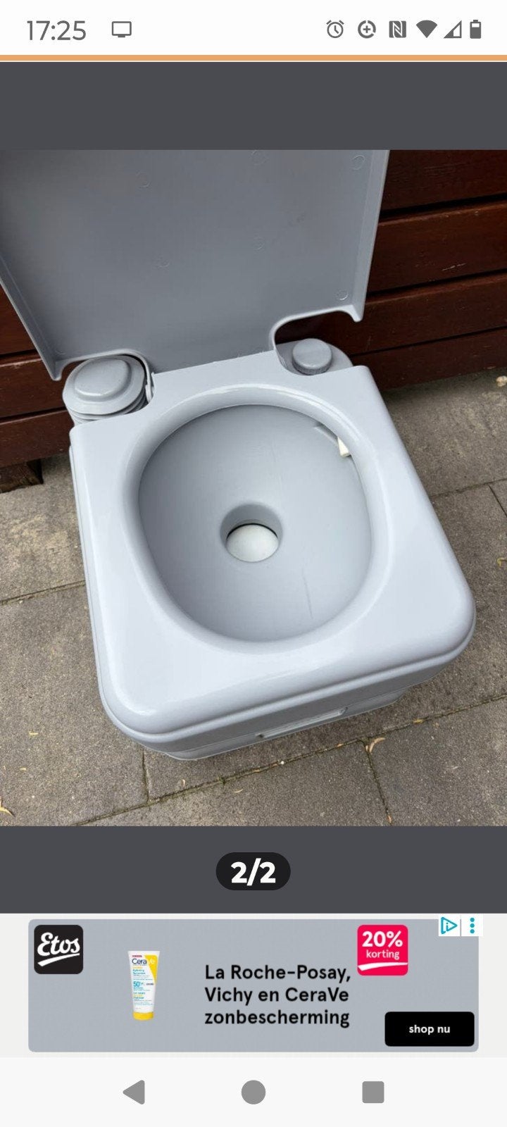 Degelijk en stevig Camping toilet potty, Ophalen, Toilet
