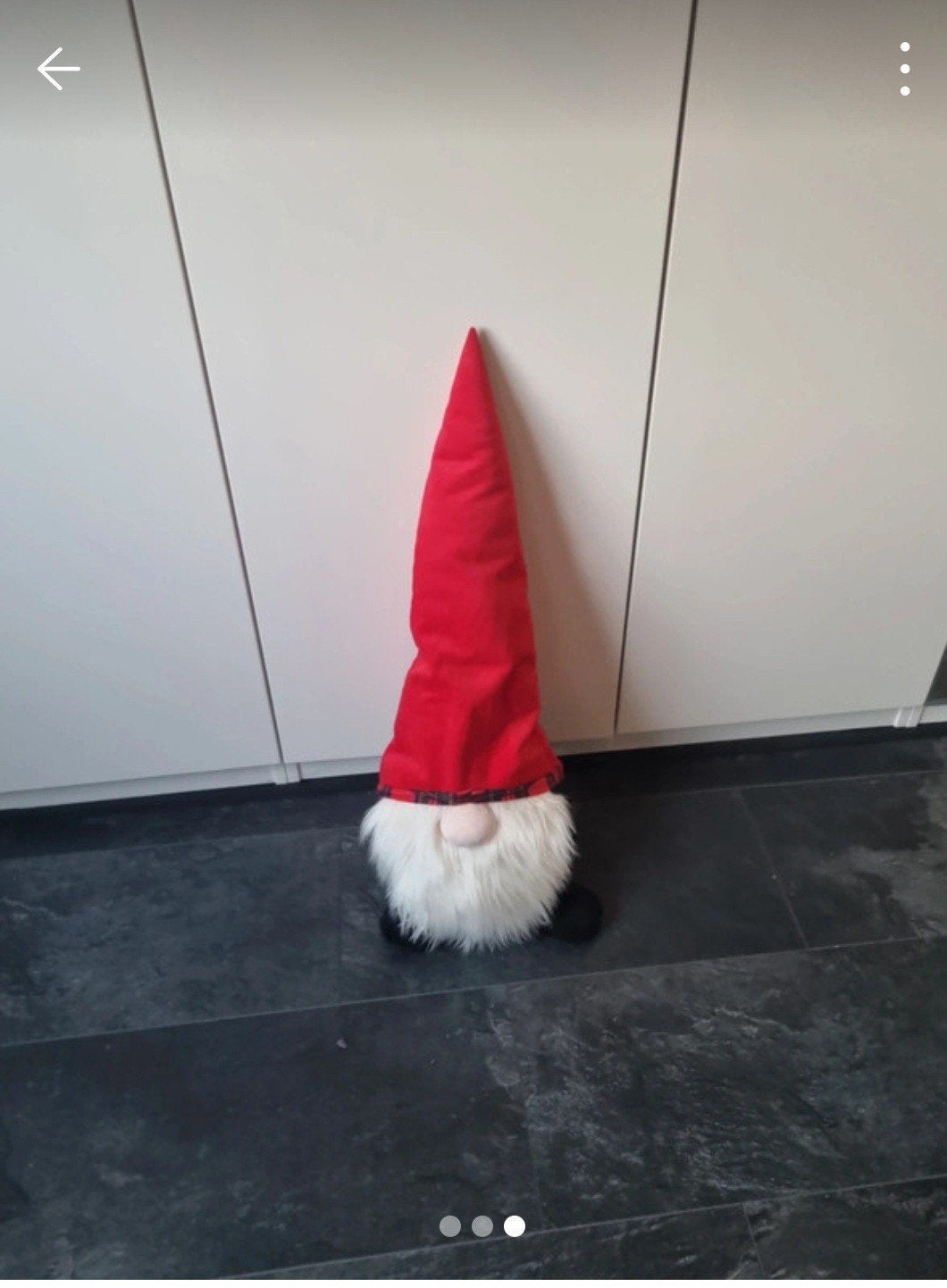 kerstknuffel rood muts witte baard roze bolle neus, Diversen, Kerst, Ophalen, Zo goed als nieuw