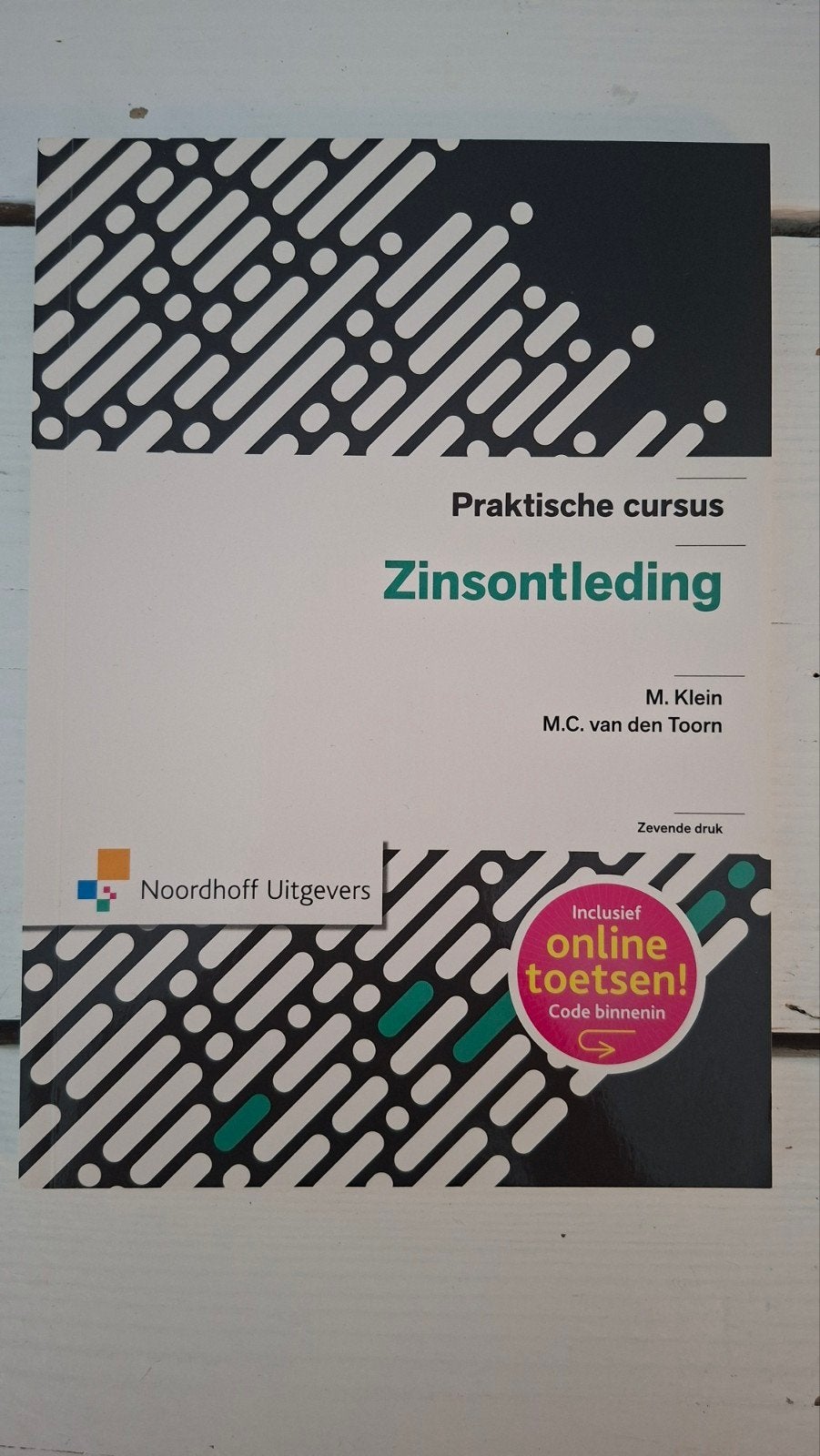 Zinsontleding: Praktische cursus Nederlands, Boeken, Zo goed als nieuw, M. Klein, M.C. van den Toorn, Alpha, HBO