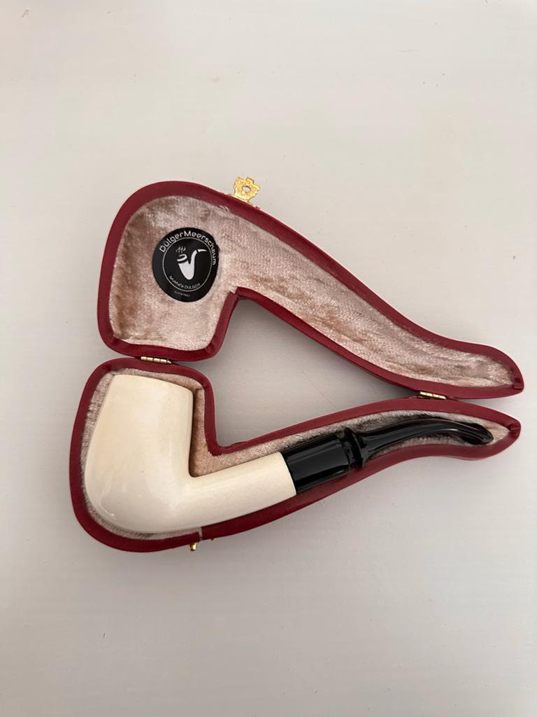 Vintage Meerschuim Pijp in Etui - Ongebruikt, Ophalen of Verzenden, Nieuw, (Water)pijp