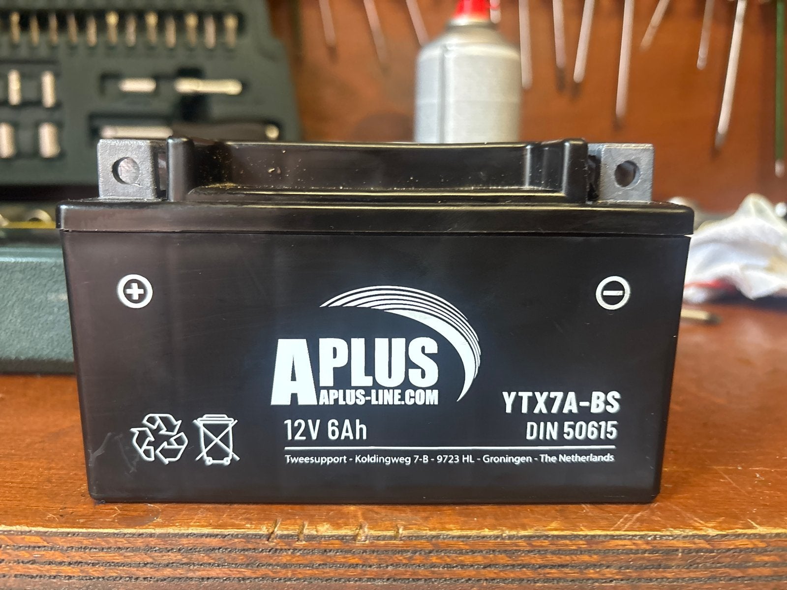 Accu YTX7A 12V 6Ah, Ophalen of Verzenden, Gebruikt, Universele onderdelen